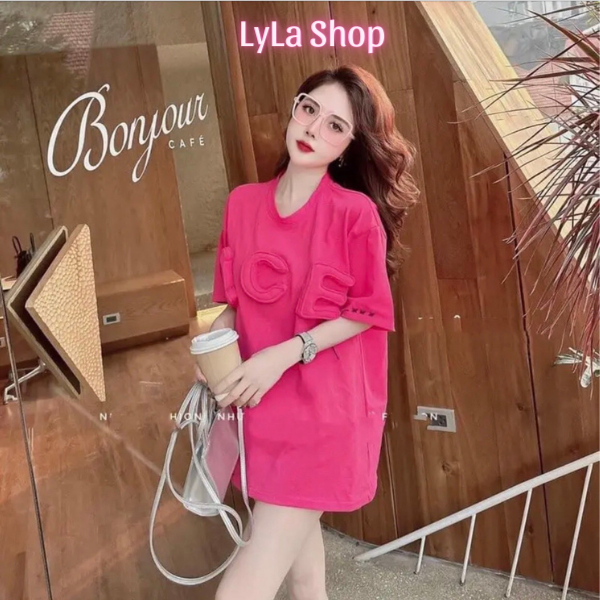 Hàng Hot2023 Áo Phông ICE, Áp Phông Cổ Tròn Tay Lỡ Chữ Nổi Dáng Rộng | BigBuy360 - bigbuy360.vn