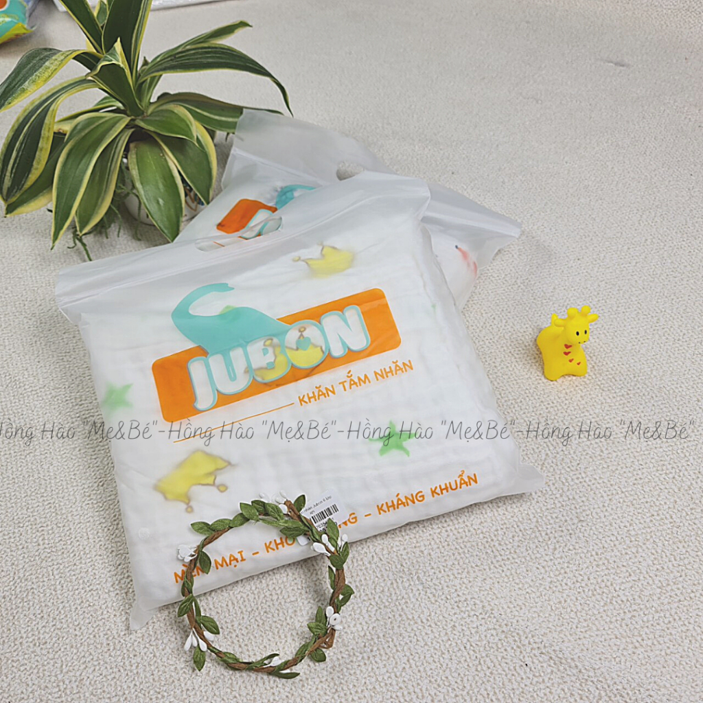 Khăn tắm nhăn, thấm hút tốt, nhiều họa tiết xinh Jubon