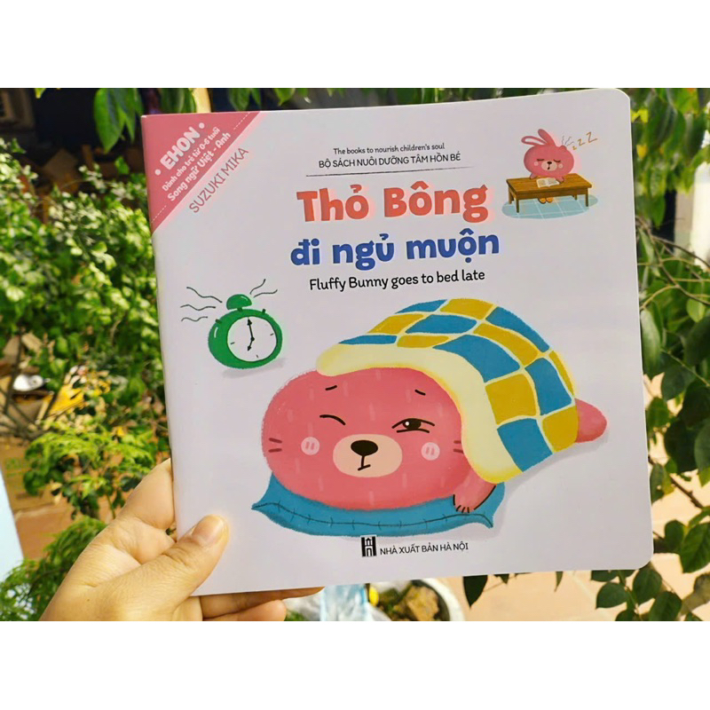 Sách ehon kỹ năng sống Thỏ Bông Anh Việt kèm file nghe