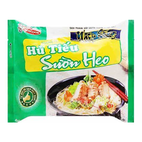 Hủ Tiếu Sườn Heo Nhịp Sống Acecook thùng 30 gói x 70g