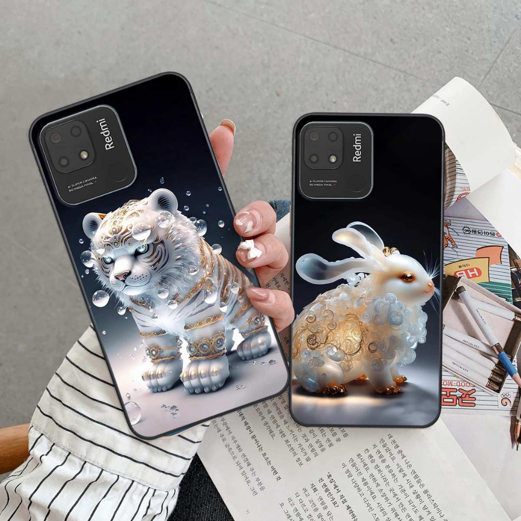 Ốp lưng Xiaomi Redmi 10C hình 12 con giáp cute dễ thương, rẻ bền đẹp