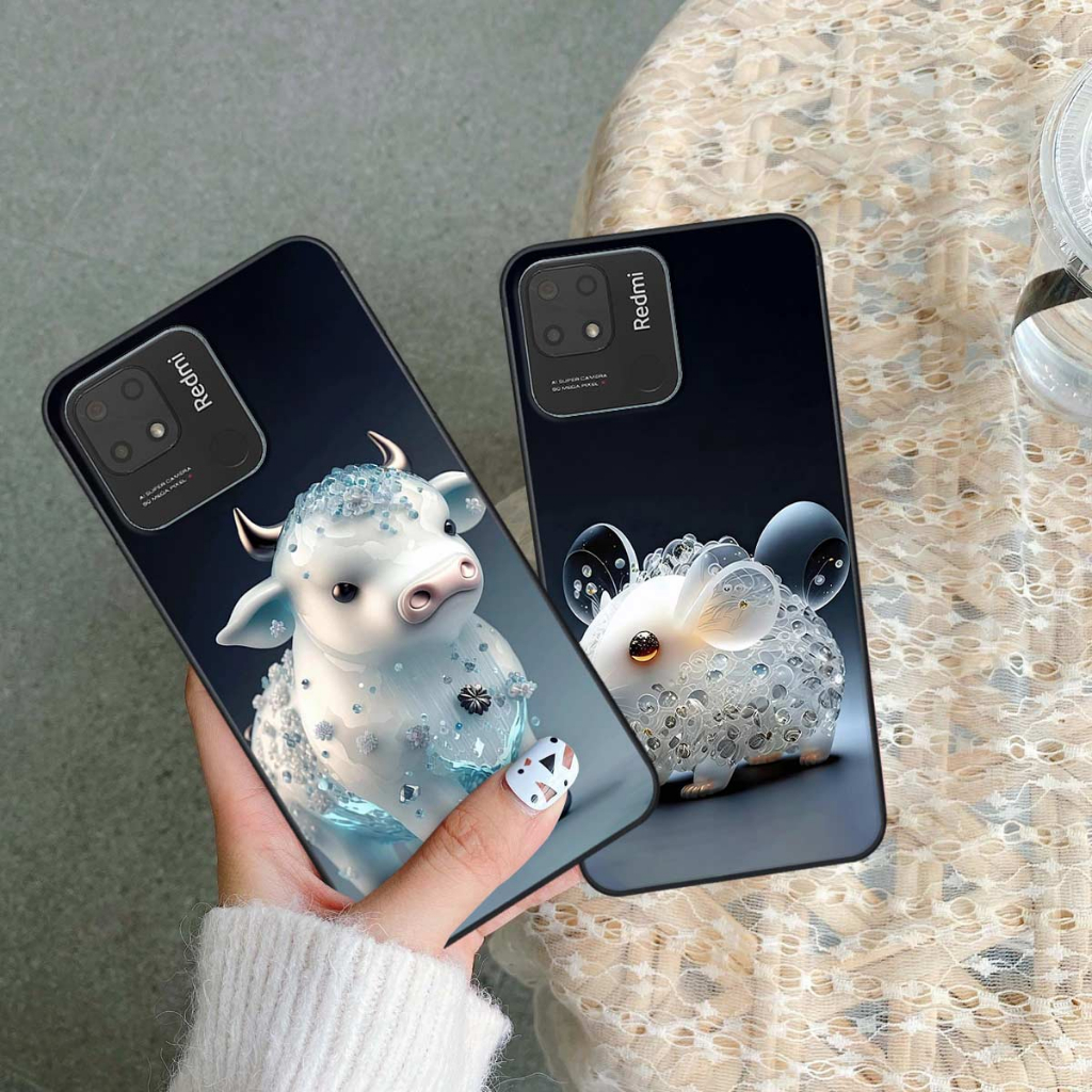 Ốp lưng Xiaomi Redmi 10C hình 12 con giáp cute dễ thương, rẻ bền đẹp