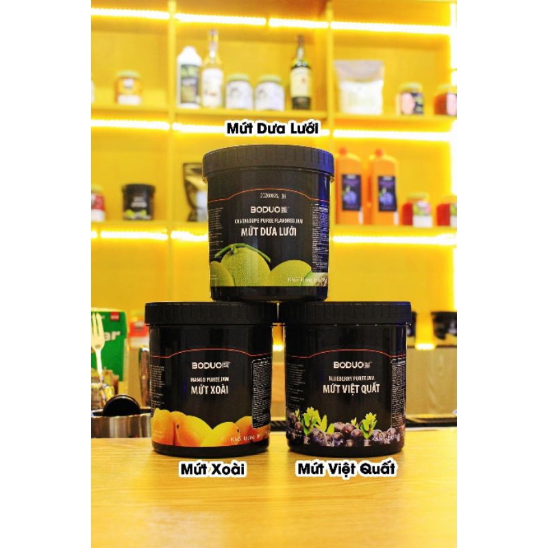 Mứt Dưa Lưới Boduo hũ 1,3kg Kèm công thức