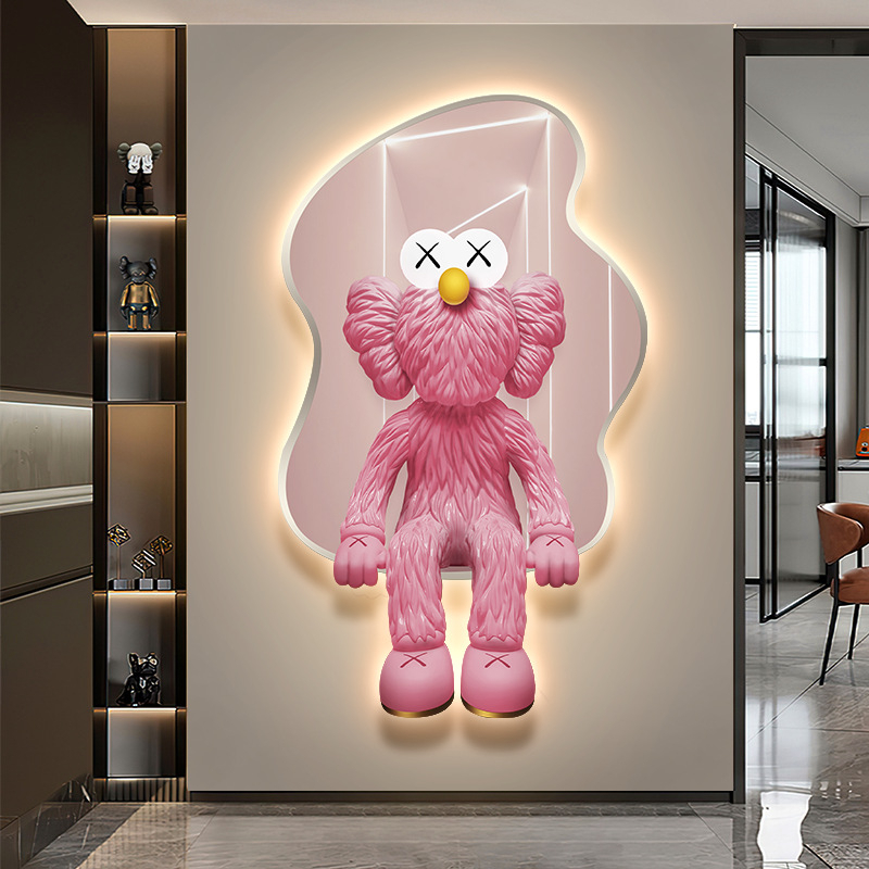 G1 Tranh Treo Tường Gấu Kaws Toy/ Phi Hành Gia Decor Phòng Khách/ Phòng Ngủ/ Game Gaming/ Cửa Hàng Quần Áo.