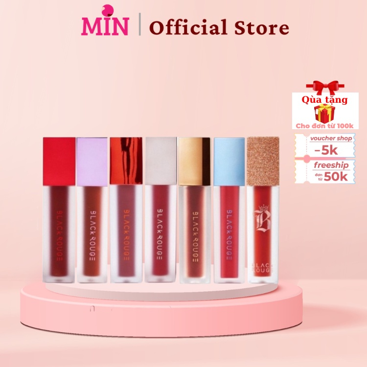 Son Kem Lì Black Rouge Air Fit Velvet Tint Ver8 A06 A12 Chính Hãng Hàn Quốc