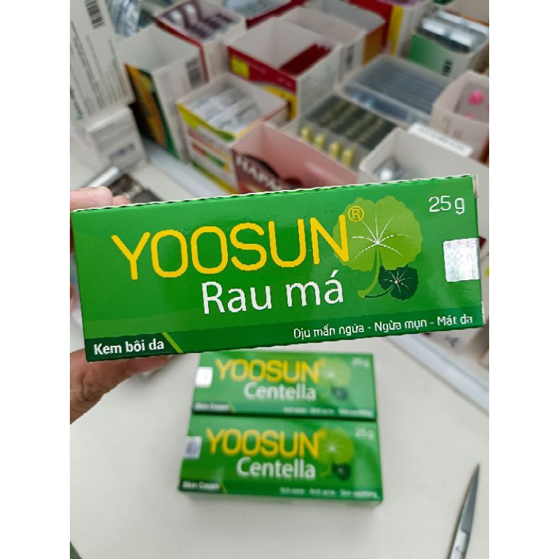 Kem Yoosun Rau má - Dịu mẩn ngứa, ngừa mụn, mát da