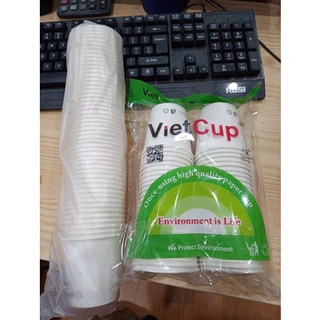 Sỉ 500 Cốc Giấy Vietcup 180ml 6oz ( 10 gói )