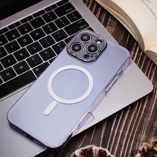 Ốp memumi trong suốt siêu mỏng 0.3mm chống ố vàng cho iphone 15 pro max 13 pro max 14 pro max hỗ trợ sạc không dây
