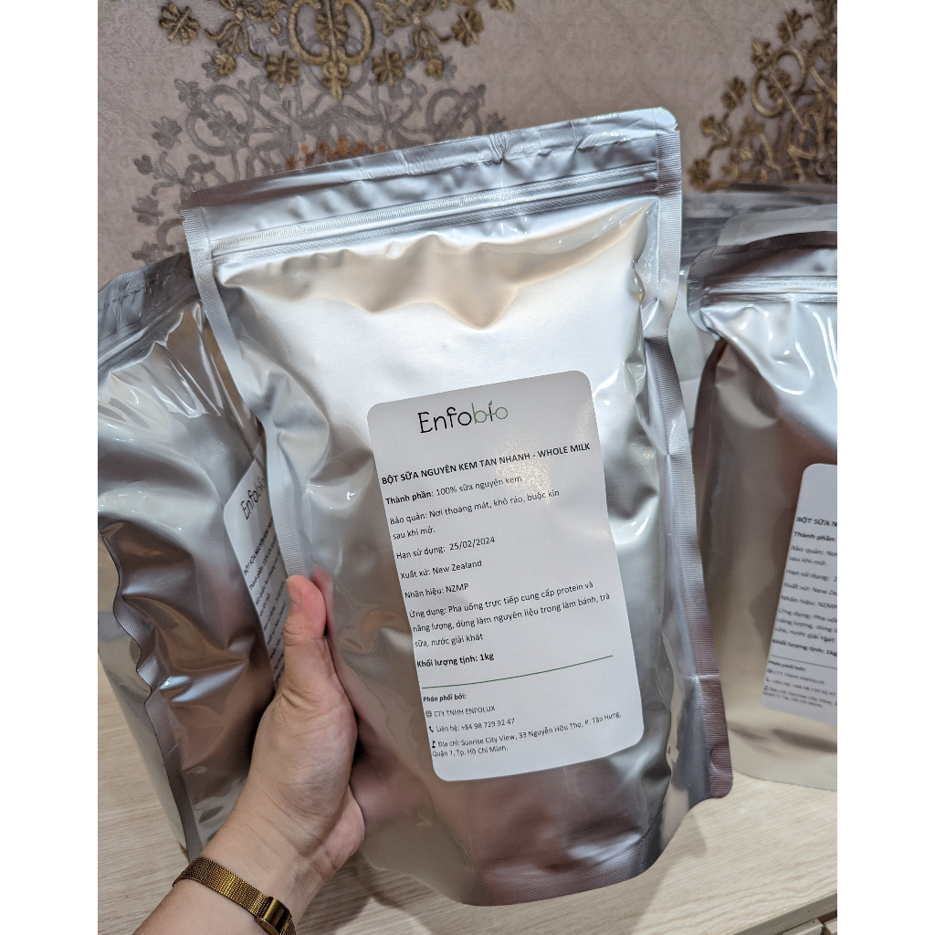 Bột sữa New Zealand - Whole Milk Powder New Zealand 1kg