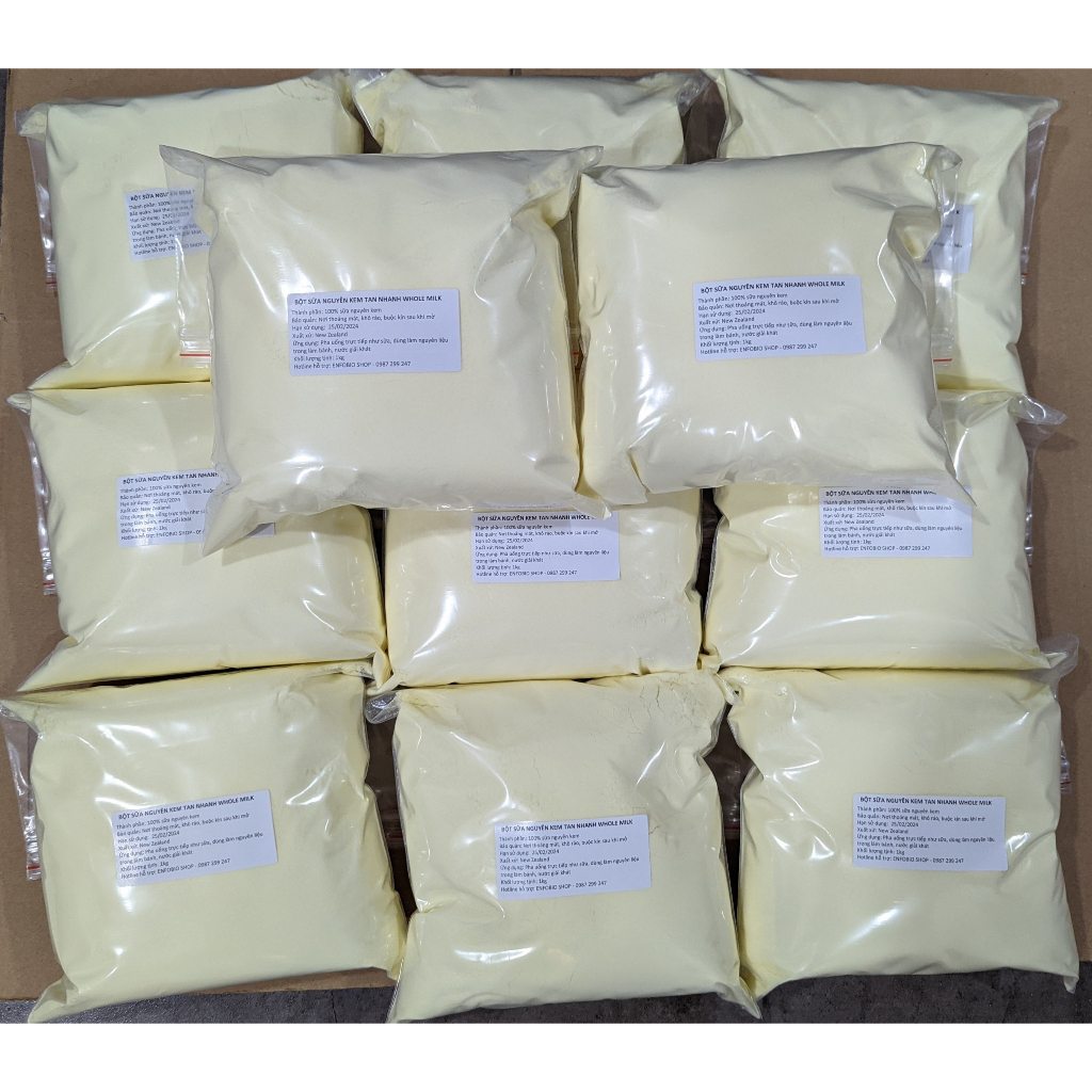 Bột sữa New Zealand - Whole Milk Powder New Zealand 1kg