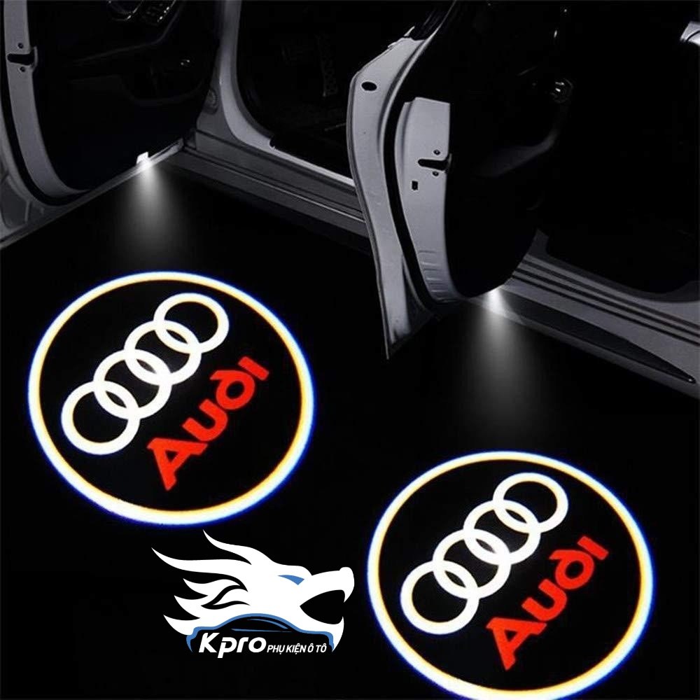 Bộ 2 đèn led logo gắn cửa ô tô, xe hơi  - Hàng Kpro chất lượng cao