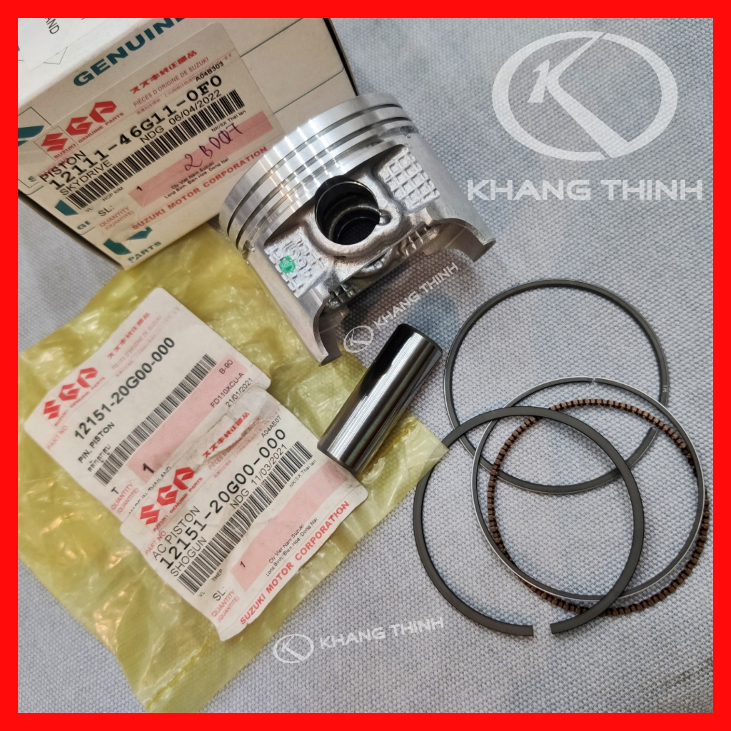 Xy lanh +piston+bạc  Suzuki Hayate Impulse - Hàng Chính Hãng