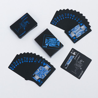 Bài poker nylon đen cao cấp không thấm nước