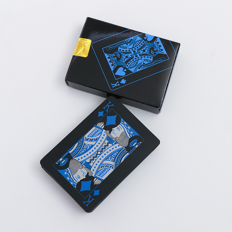 Bài poker nylon đen cao cấp không thấm nước