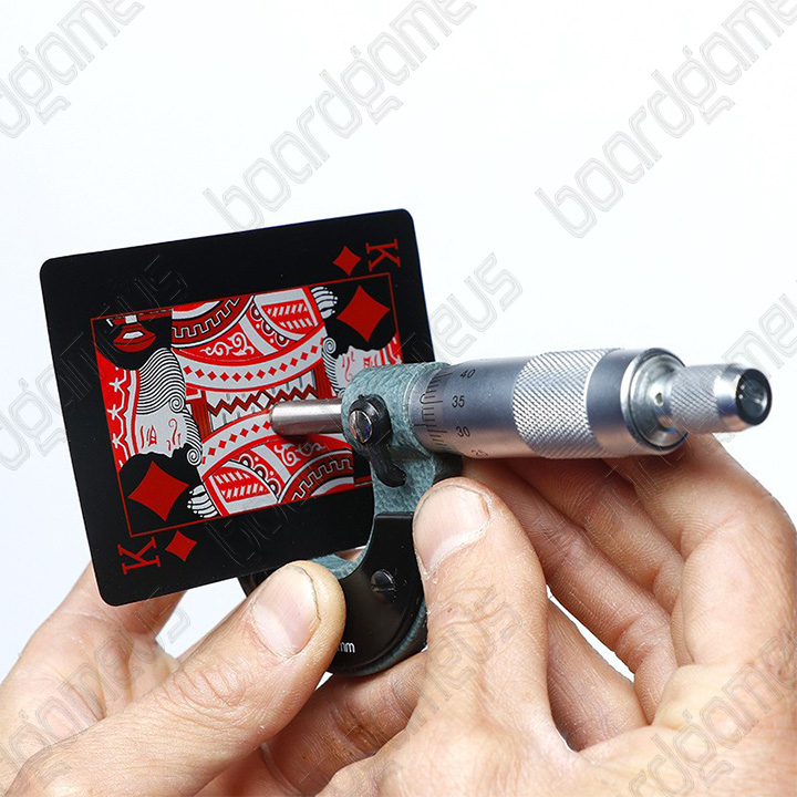 Bài poker nylon đen cao cấp không thấm nước