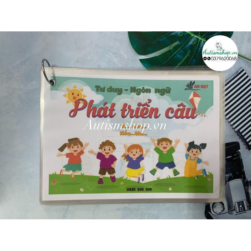 🍄 Học liệu phát triển câu Autismshop
