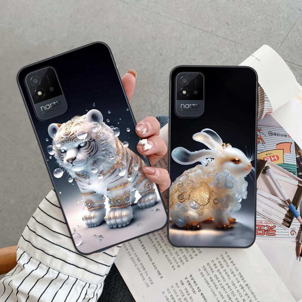 Ốp lưng Realme Narzo 50 / 50i hình 12 con giáp cute dễ thương, rẻ bền đẹp