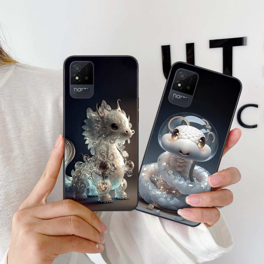 Ốp lưng Realme Narzo 50 / 50i hình 12 con giáp cute dễ thương, rẻ bền đẹp