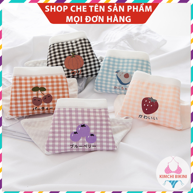 [Thanh Lý] quần nhỏ in hình xin xắn dễ thương KIMCHIBIKINI quần lót nữ đen đẹp được chị em yêu thích QL128