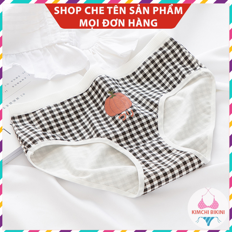[Thanh Lý] quần lót rẻ in hình dễ thương KIMCHIBIKINI quần nót 65 kg nữ mặc bên trong xinh xắn QL128