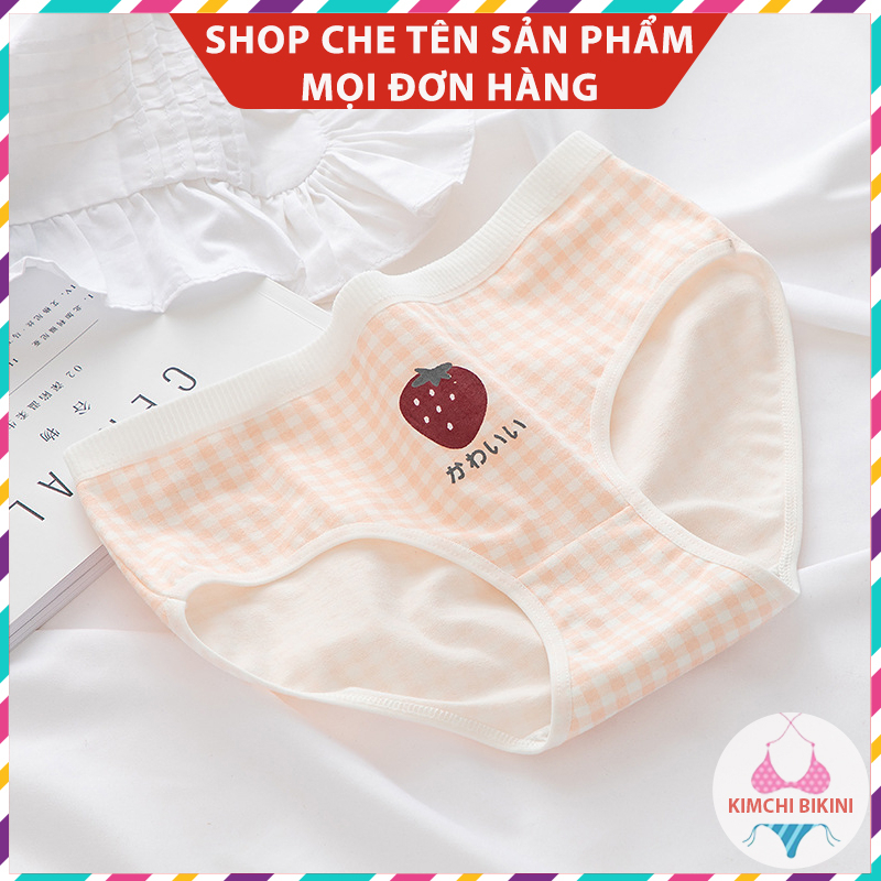 [Thanh Lý] Quẩn chíp nữ in hình xin xắn dễ thương KIMCHIBIKINI Quần lót nữ đẹp được chị em tin dùng QL128