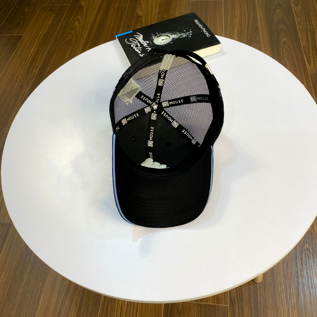 Nón lưỡi trai phối lưới Adidas đen hàng xuất dư cao cấp phong cách Hàn Quốc dành cho nam và nữ