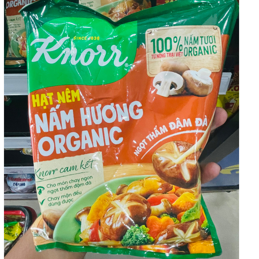 HẠT NÊM KNORR NẤM HƯƠNG ORGANIC 380G
