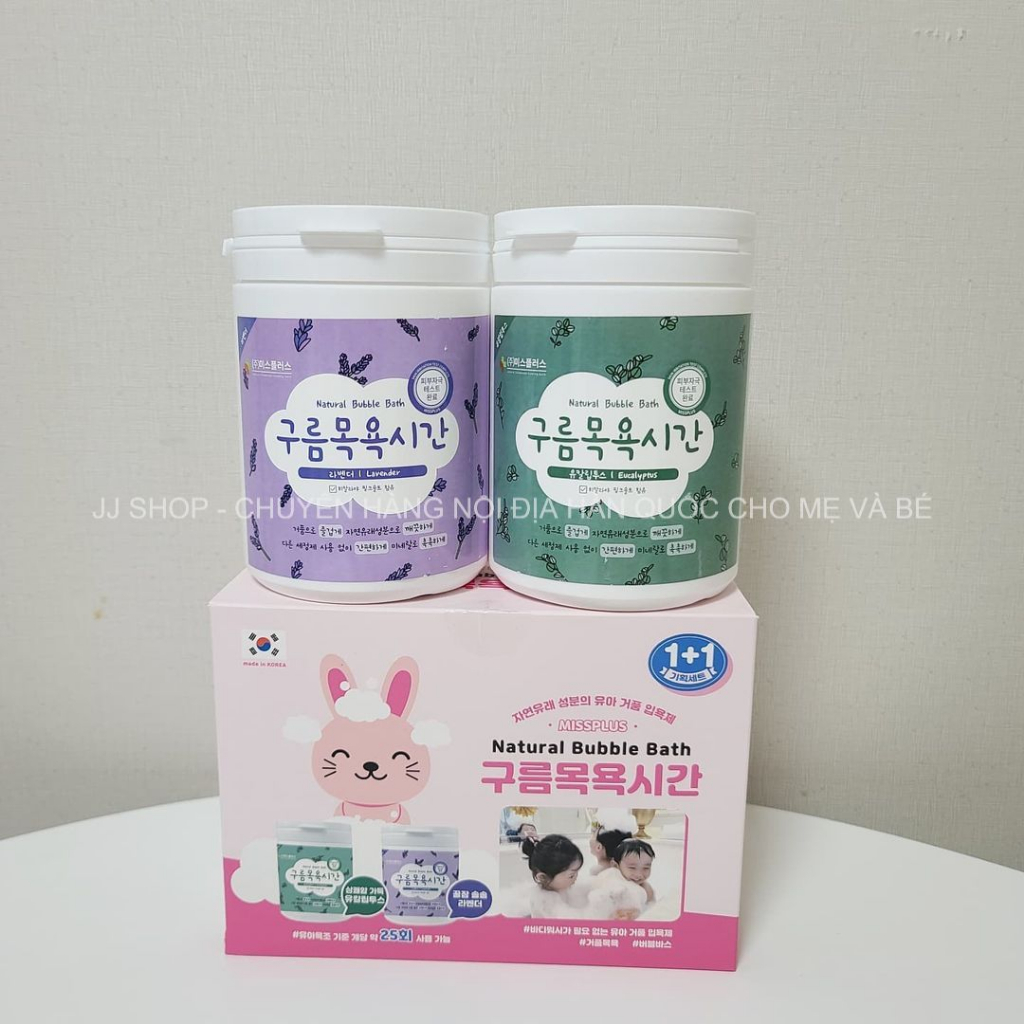 Muối Tắm Tạo Bọt MINI PLUS Nội Địa Hàn Quốc Cho Bé