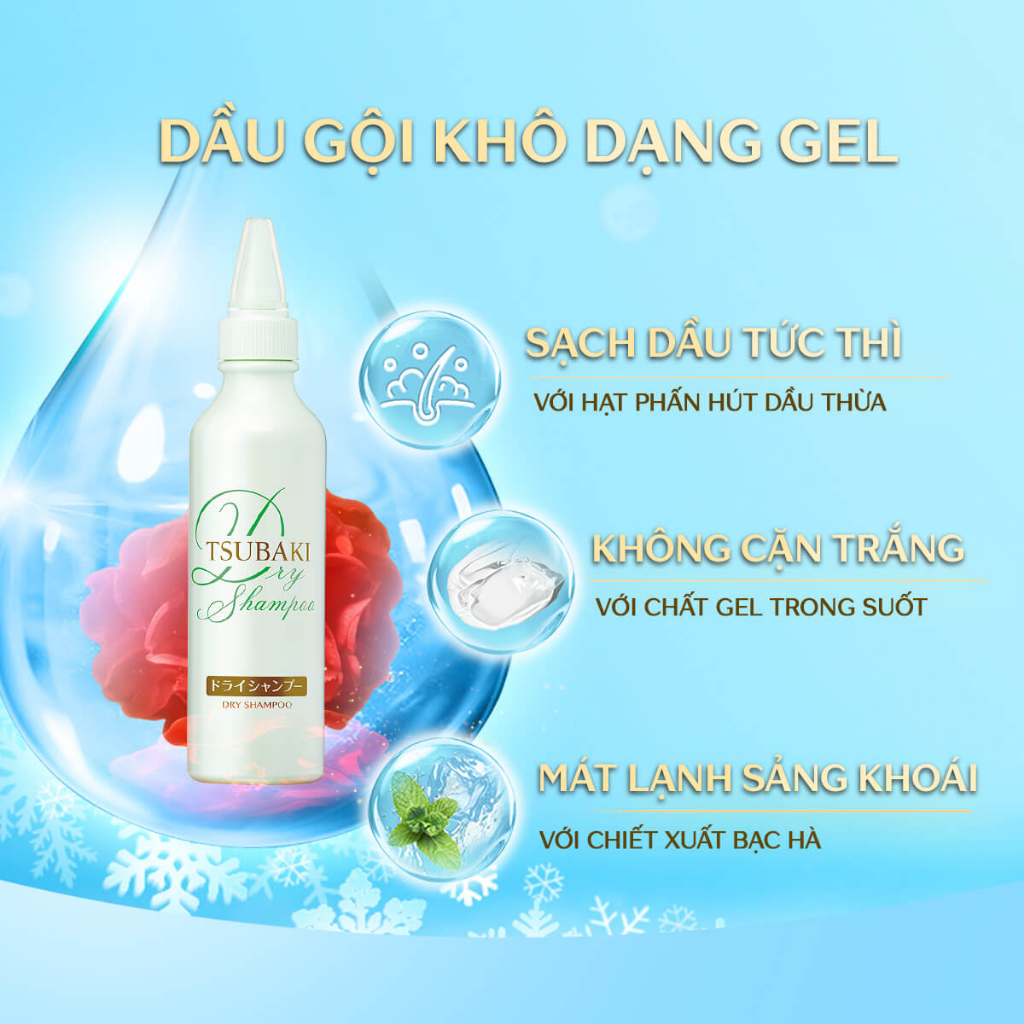 Dầu gội khô TSUBAKI dry shampoo 180ml_15596