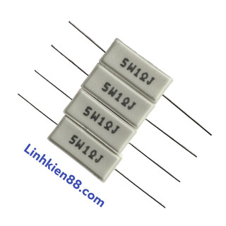 Điện trở sứ 5w 1r 10r dáng nằm