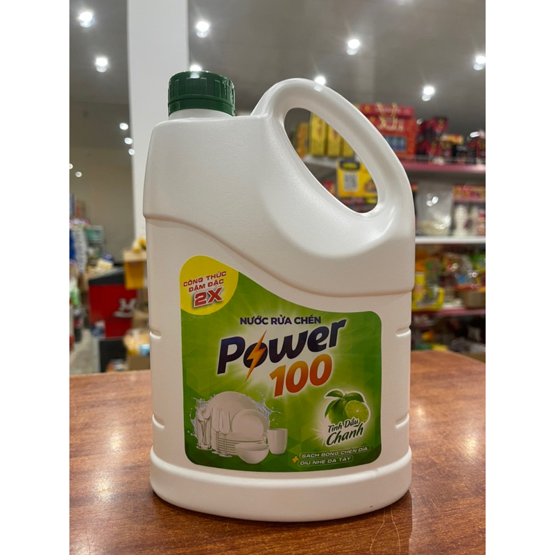 Nước rửa chén Power 100 can 1,5lít