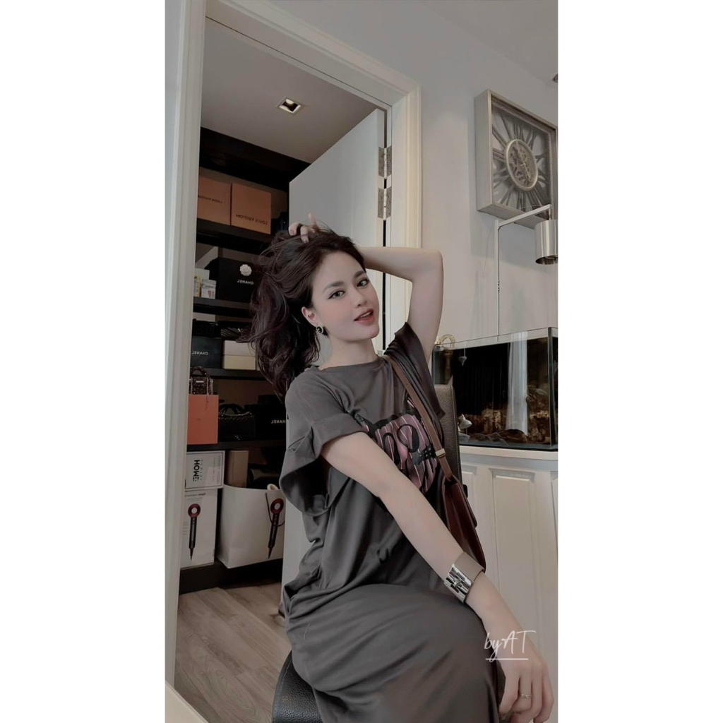 Váy xuông mặc nhà nữ mùa hè , đầm xuông bầu nữ xinh , váy phông ngủ form rộng dáng dài - memee.store | BigBuy360 - bigbuy360.vn