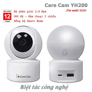 Camera ip wifi carecam yh200 2.0mp fullhd 1080p thẻ nhớ 32gb hồng ngoại ban đêm – đàm thoại 2 chiều