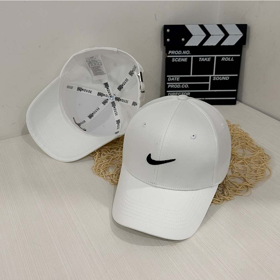 Nón lưỡi trai thể thao thêu logo 3D hàng xuất dư cao cấp phong cách Hàn Quốc dành cho nam và nữ