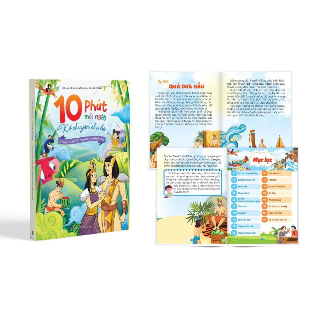 Sách - Bộ 3 Cuốn 10 Phút Mỗi Ngày Kể Chuyện Cho Bé (3 Cuốn) - Bìa Cứng