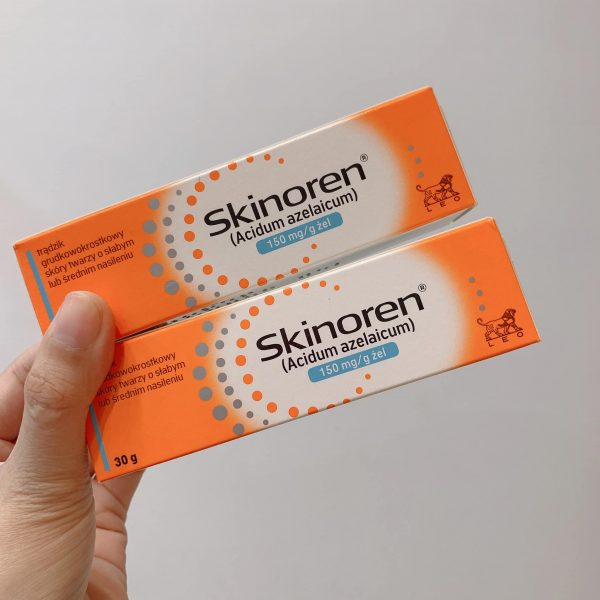 Kem giảm mụn thâm mụn & dưỡng sáng da Skinoren 15 % 20 % Azelaic Acid Cream Gel bản nội địa Nga Ba Lan
