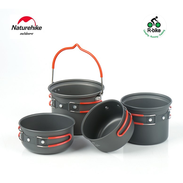 BỘ NỒI TREO DÃ NGOẠI 4 MÓN NATUREHIKE NH18T018-G