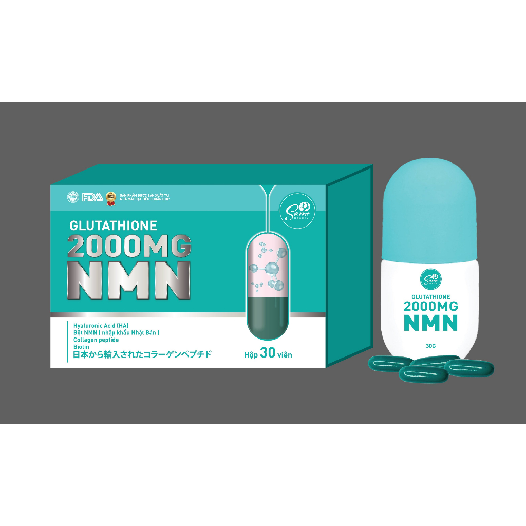 Viên uống glutathione 2000mg viên uống mờ nám trắng da glu 2000