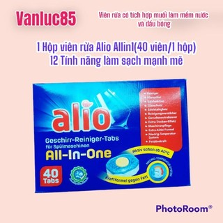 Viên rửa chén bát cao cấp Alio Allin1 40v nhập từ Đức, mùi dễ chịu