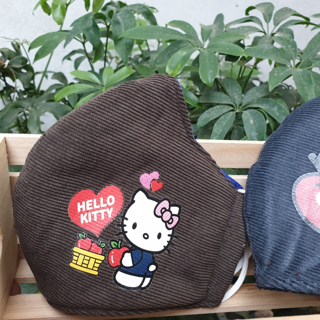 Khẩu trang vải 3 lớp khẩu trang trẻ em mới dễ thương