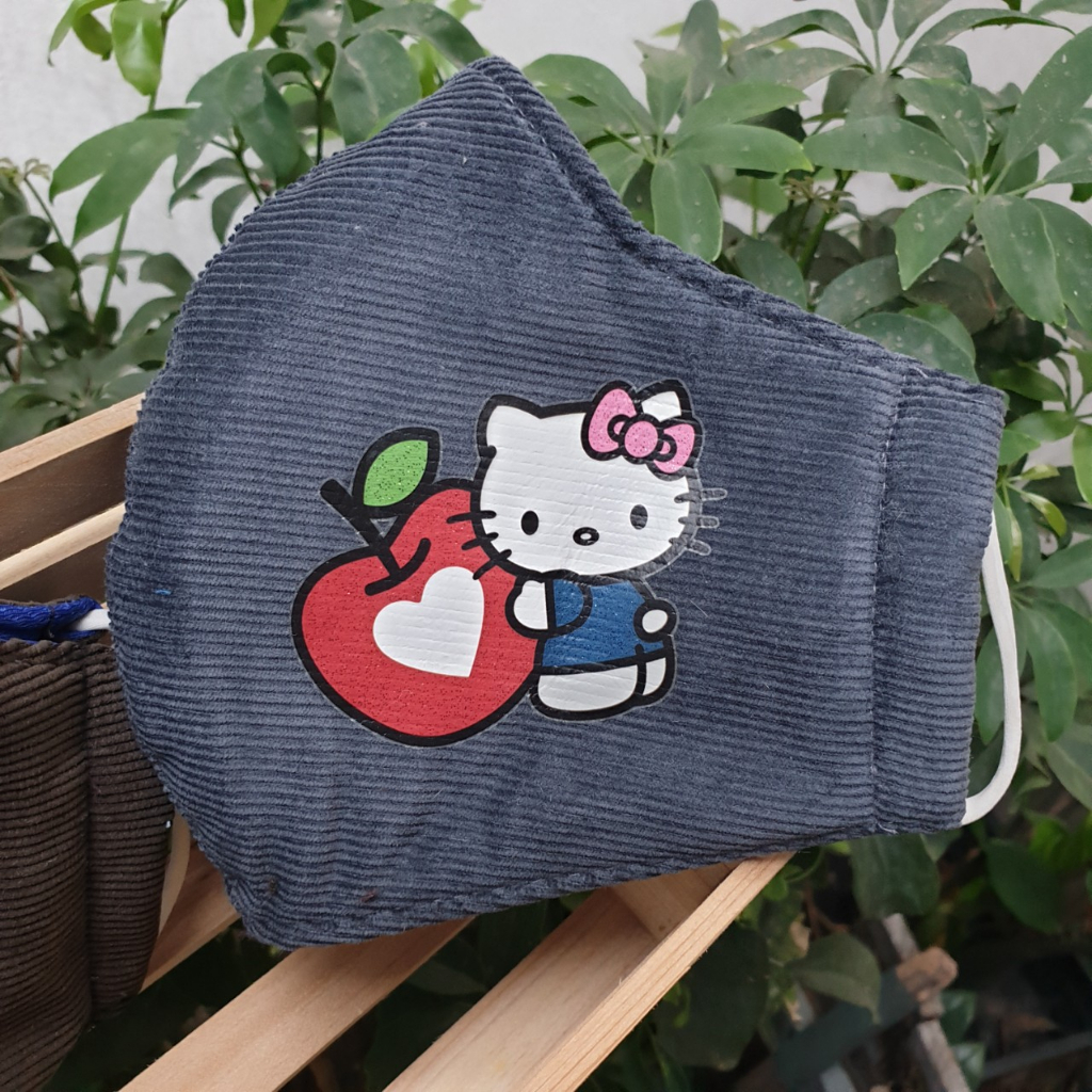 Khẩu trang vải 3 lớp khẩu trang trẻ em mới dễ thương