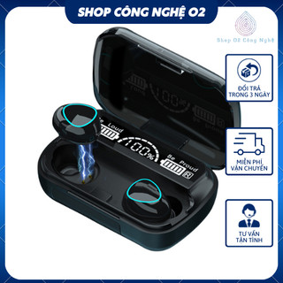 Tai nghe bluetooth m10 pro, tai nghe không dây m10 pro phiên bản nâng cấp pin trâu, chạm cảm ứng, chính hãng