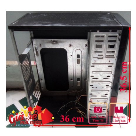 Vỏ Thùng Case cũ đầy đủ dây Power, Reset, Power Led, HDD Led, USB Chế case cũ thành case LED