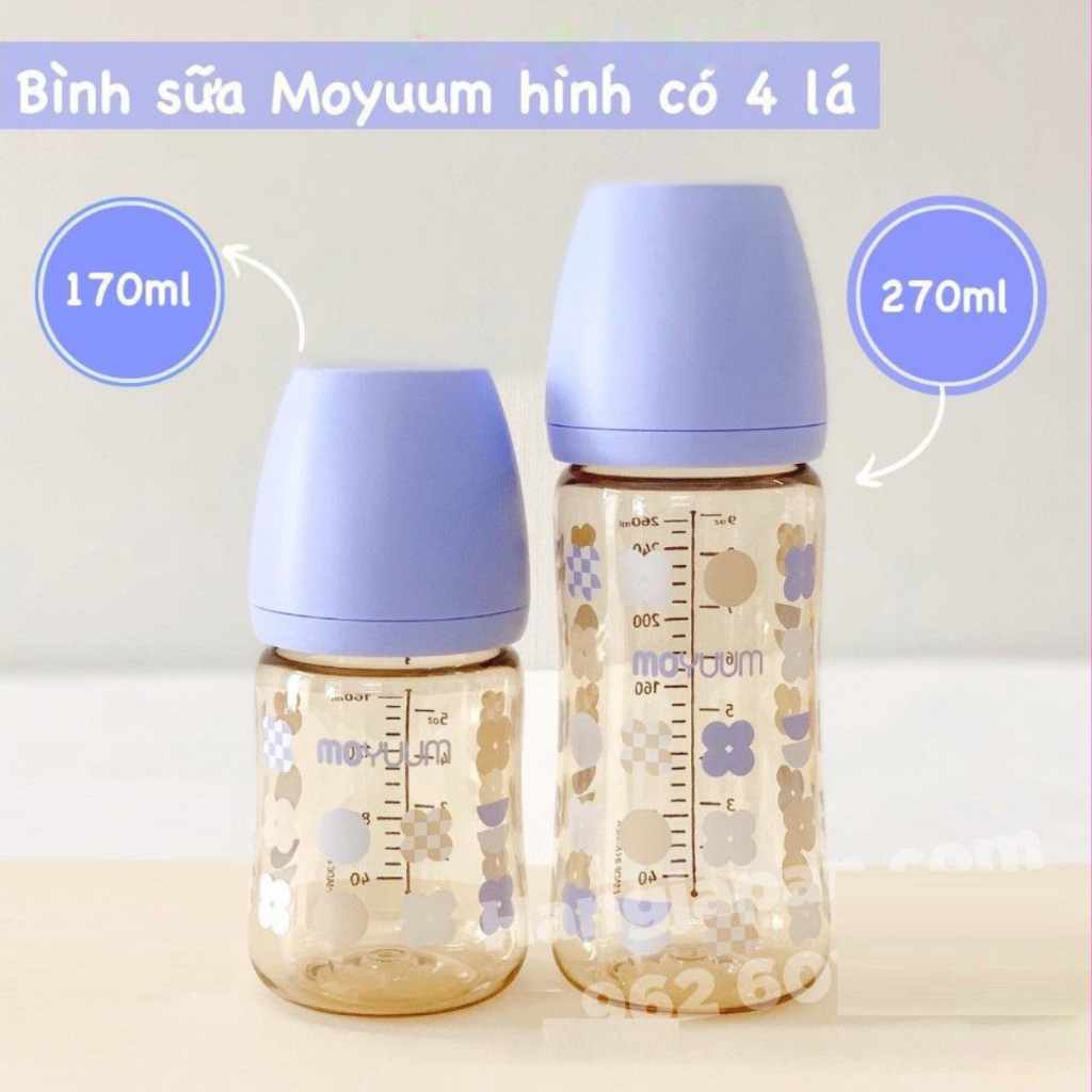 Bình Sữa Moyuum Nội Địa Hàn Quốc 170ml Nhập Khẩu Chính Hãng PP bởi Ấm Baby Chất Lượng Cao Cấp Cho Bé Ấm Gift Decor