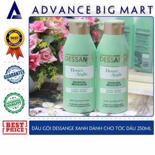 Dầu gội dessange douce argile xanh - dành cho tóc dầu 250ml