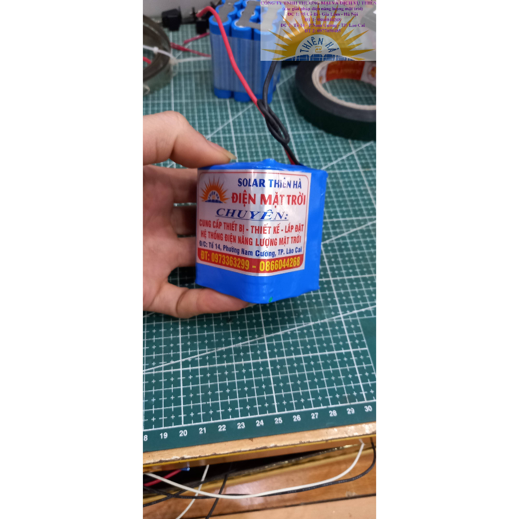 Pin 3S -12V Li-ion 18650 đóng sẵn đủ mạch