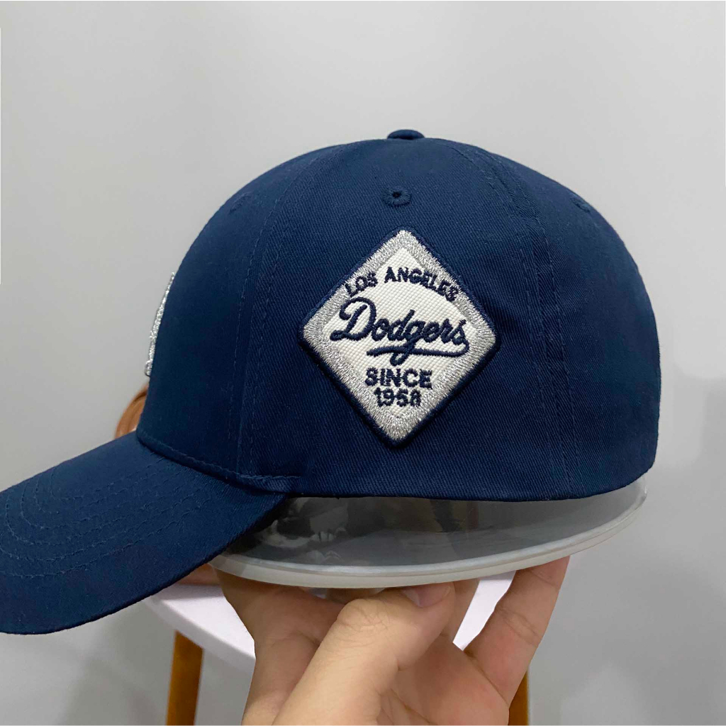 Nón lưỡi trai LA navy logo cạnh thêu logo 3D hàng xuất dư cao cấp phong cách Hàn Quốc dành cho nam và nữ