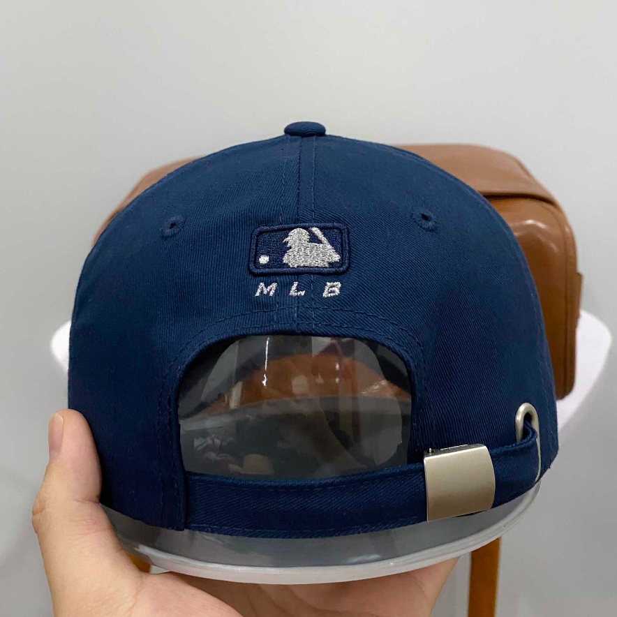Nón lưỡi trai LA navy logo cạnh thêu logo 3D hàng xuất dư cao cấp phong cách Hàn Quốc dành cho nam và nữ