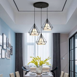 Đèn thả bộ 3 trang trí bàn ăn, quầy bar  (Tặng kèm bóng LED )