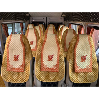 Bộ áo ghế xe 16 chỗ Transit 2014 - 2020 màu Vàng